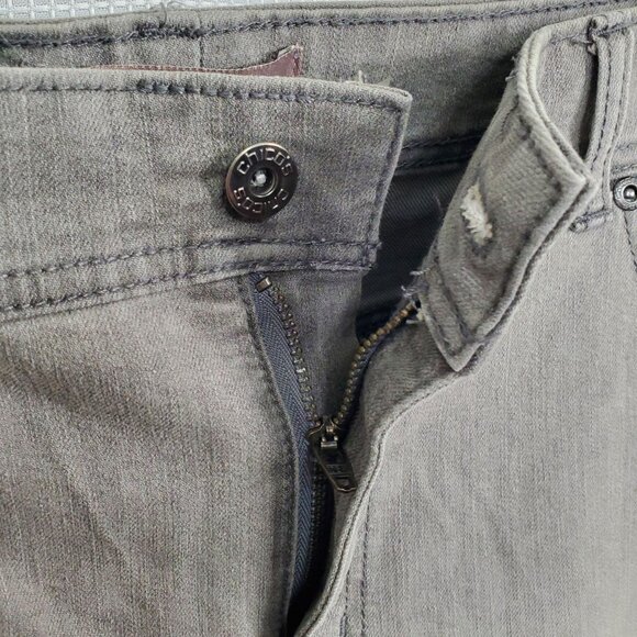 Chico's 2 Size L 12 Jeans Ankle Denim Stretch Mid Rise 5 Pocket - Picture 8 of 8